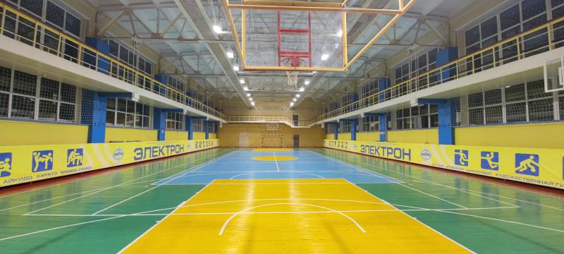 Освещение спортивного зала в МАУ ЦСП «Электрон» 