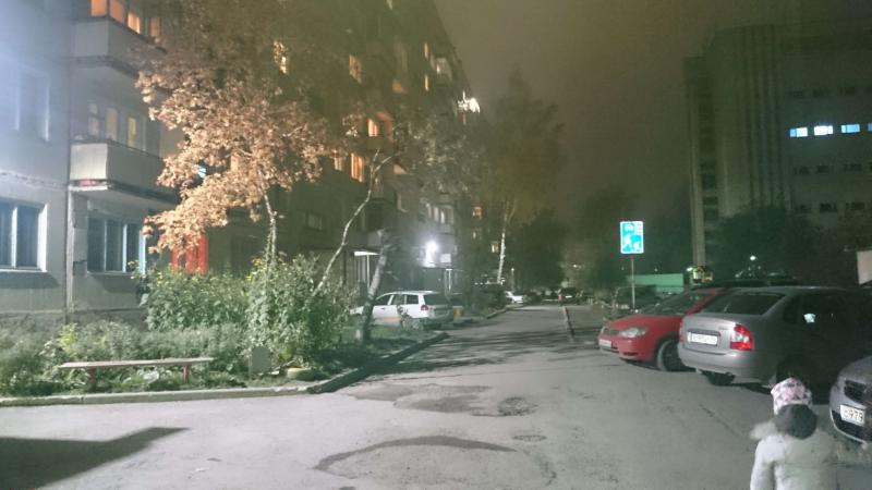 Освещение жилого дома на улице Менделеева