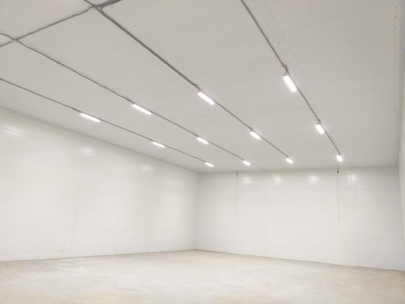 Освещение склада г.Новосибирск ул.Северный проезд.