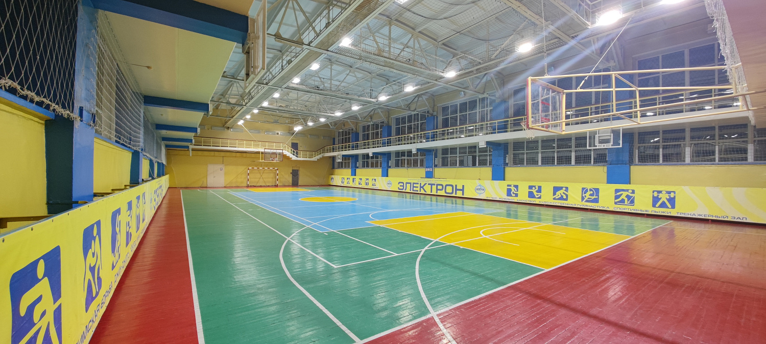 Освещение спортивного зала в МАУ ЦСП «Электрон» 