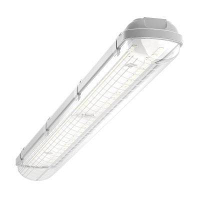 Автономный ЛСП Standart 2х36 влагозащищенный 50Вт 5000К Прозрачный БАП Em1