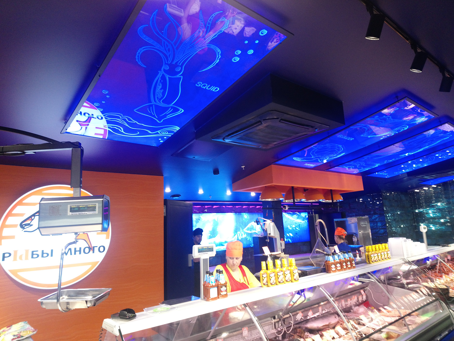 Освещение торговых помещений