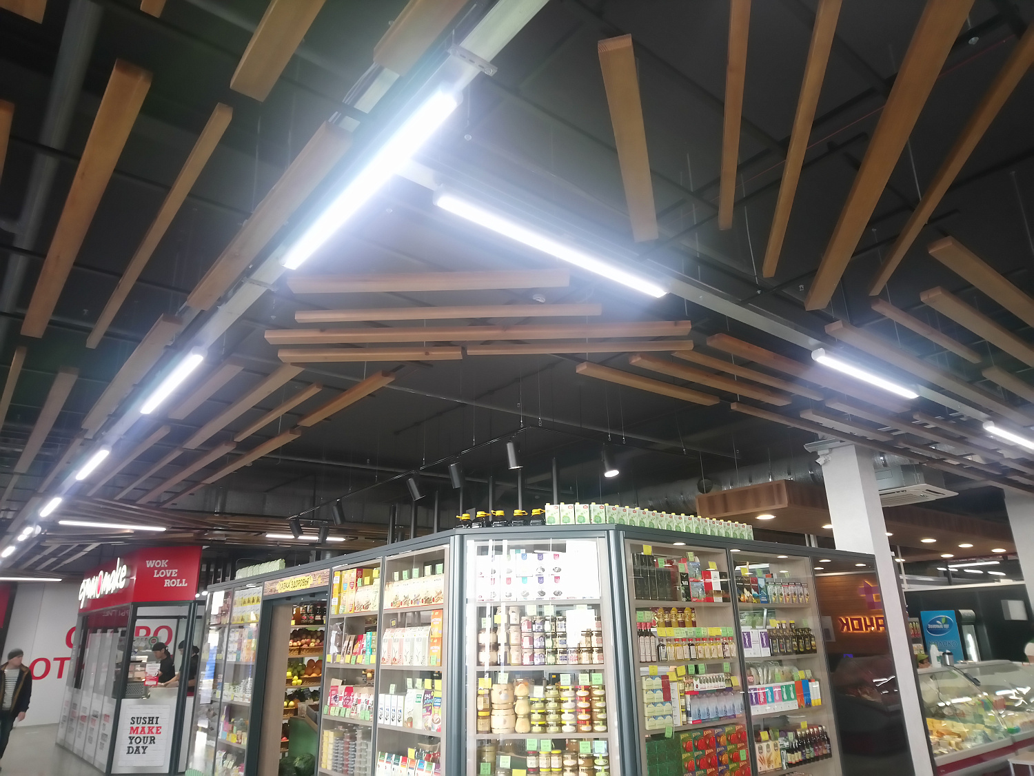 Освещение торговых помещений