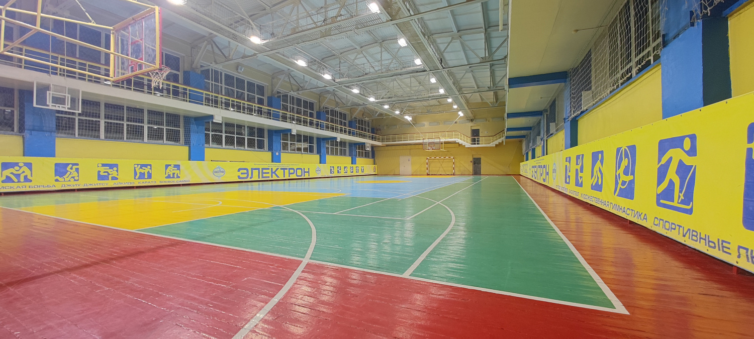 Освещение спортивного зала в МАУ ЦСП «Электрон» 
