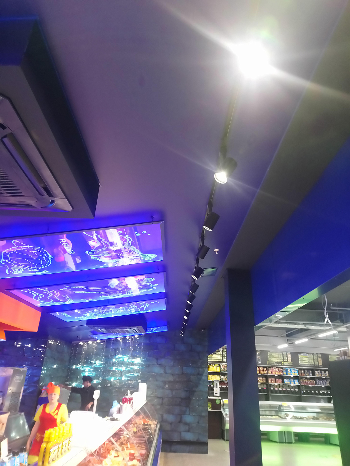 Освещение торговых помещений