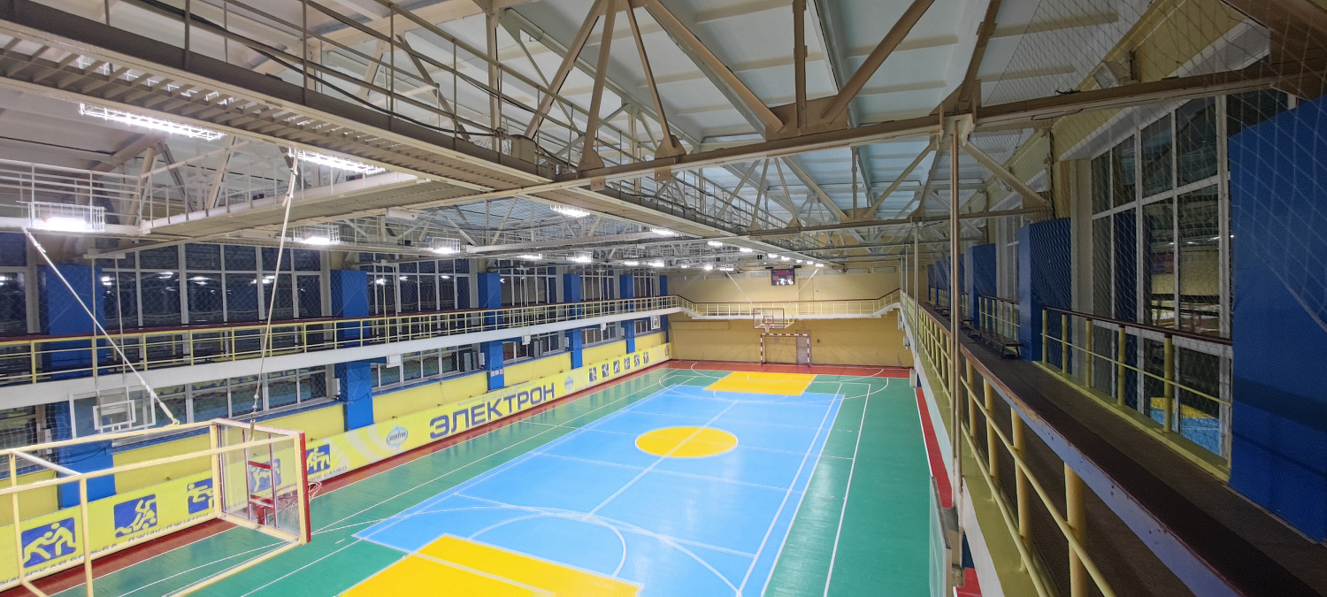 Освещение спортивного зала в МАУ ЦСП «Электрон» 